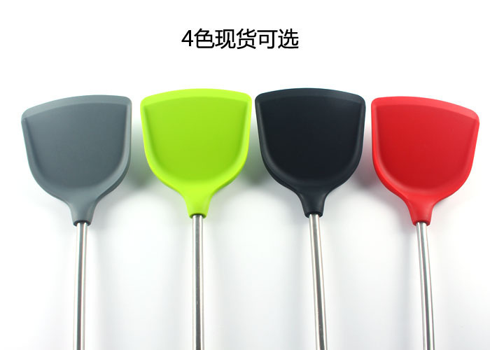 硅膠鍋鏟安全嗎，硅膠鍋鏟高溫有毒嗎，硅膠鍋鏟可以下油鍋嗎