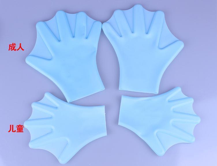 硅膠游泳手套成人兒童款 硅膠游泳手套成人兒童款